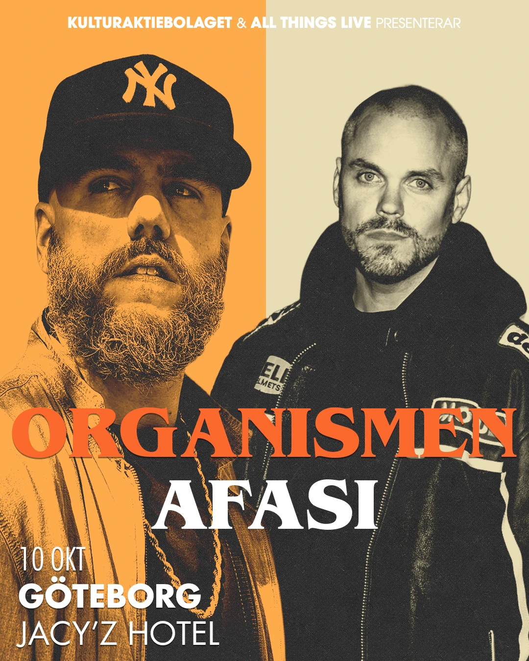 Organismen x Afasi – 1080×1350 – Göteborg